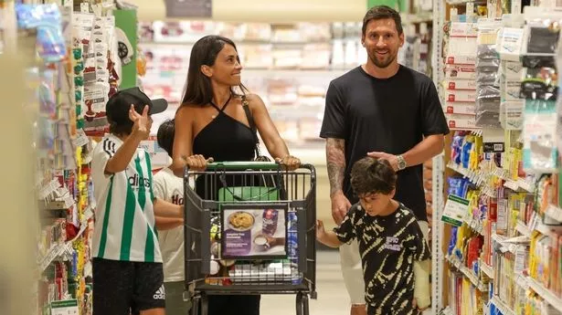 Lionel Messi looks at home in Miami already as he takes his family grocery shopping - Mirror Online