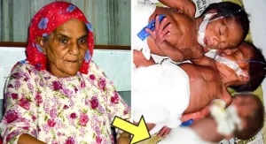 Woman Gives Birth